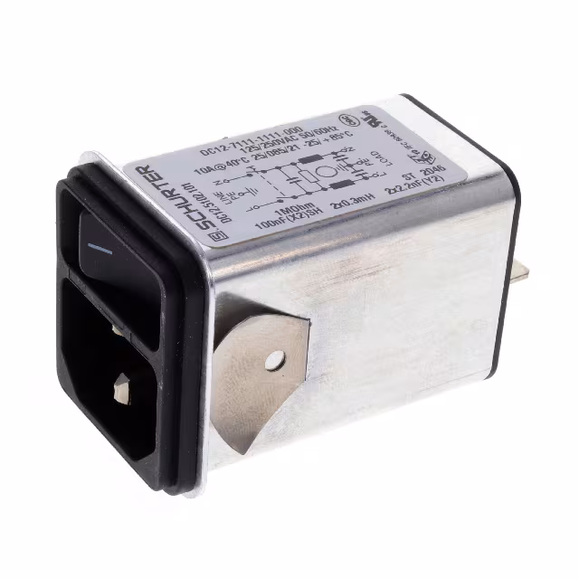 DC12.5102.101 SCHURTER Inc.  Moduli di ingresso alimentazione (PEM)